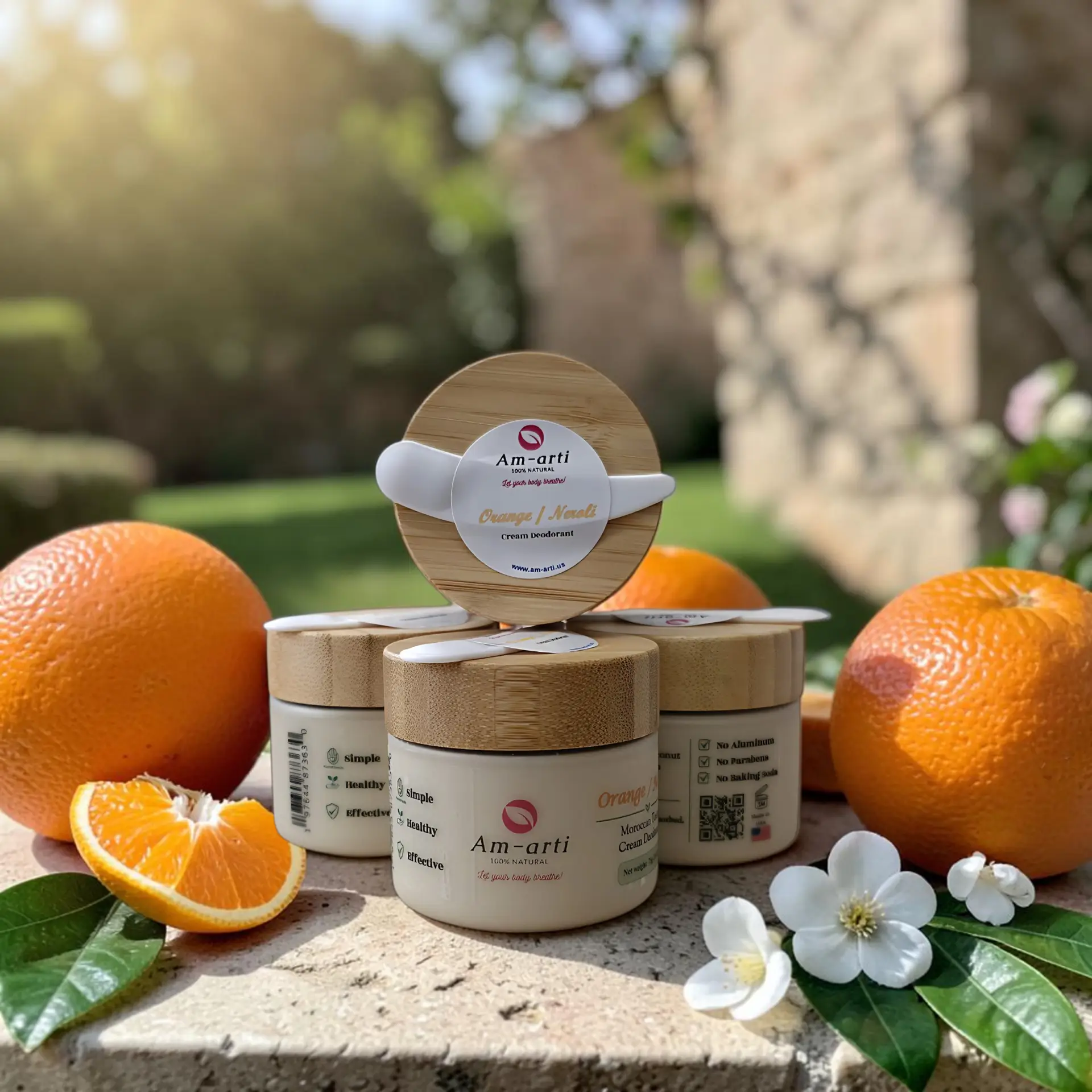 Orange/Neroli Natural Cream Deodorant - 2.6oz